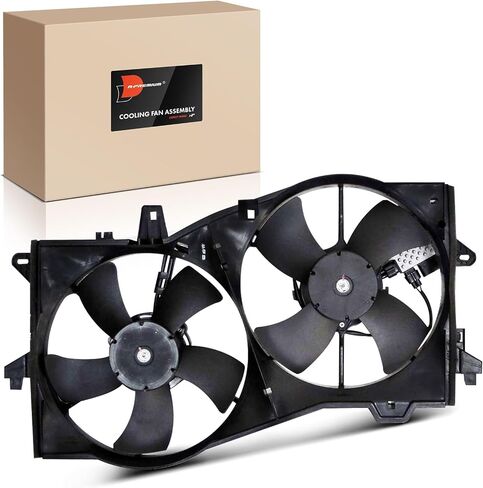 A-Premium Engine Radiator Cooling Fan Assembly Compatible with Select Mazda Models - MPV 2002 2003 2004 3.0L - Replace# AJ5215025, AJ5215025B in Saudi Arabia