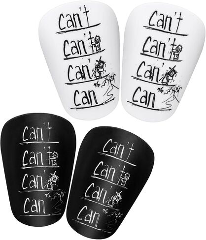 2 Pairs Mini Soccer Shin Guards, 3.94x2.36 Inch Small Lightweight Shin Protector, Miniature Anti-Slip Football Shin Pads, Protective Shin Guards for Teenagers Kids Children Adults Boys Girls in Saudi Arabia