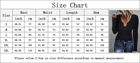Women V Neck Ribbed Button Down Shirts Long Sleeve Pullover Slim Fitted Basic Pullover Knit Top in Saudi Arabia