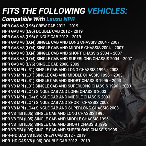 97241035 904-862 Brake Vacuum Pump Compatible with 1995-2019 Isuzu NPR NPR Gas V8 L96 LQ4 L31 L05 L96 LY6 LQ4 Crew CAB in Kuwait