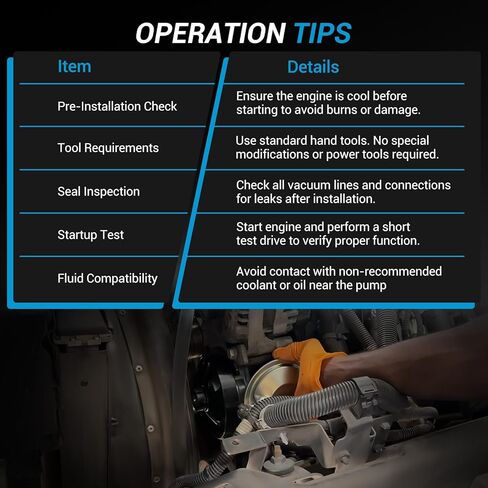 97241035 904-862 Brake Vacuum Pump Compatible with 1995-2019 Isuzu NPR NPR Gas V8 L96 LQ4 L31 L05 L96 LY6 LQ4 Crew CAB in Kuwait