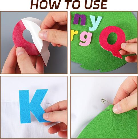 6 Sets Halloween Book Character Costume Palm Tree Costume Accessories Set for Adults Teachers Felt Hairpin Leaves 156 Self Adhesive Felt Letters for Classroom DIY Cosplay Party Accessory in Saudi Arabia