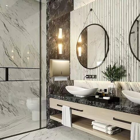 موزع المناشف الورقية التجاري على الحائط، موزع مناشف اليد من الفولاذ المقاوم للصدأ مع قفل، حامل مناشف ورقية قابل للطي ثلاثي الطي/C للحمام والمطبخ والأماكن العامة، حامل مناديل بسعة كبيرة in Kuwait