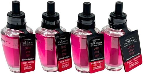Bath & Body Works Spiced Apple Toddy Wallflowers Fragrance Refill 0.8 oz 4 Pack in Saudi Arabia