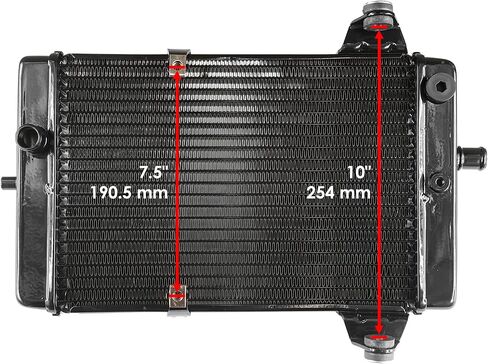 Caltric Radiator with Sensor Compatible with Kawasaki KFX700 KSV700-A KSV700-B / 39060-0006 in Saudi Arabia