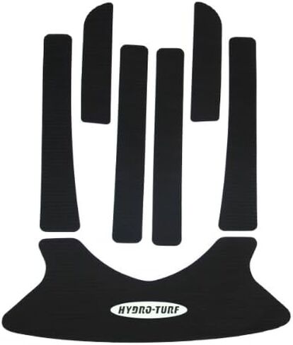 Hydro-Turf Jet ski mats Compatible with Kawasaki 1100 STX DI 2000-2002, All STX 2001-2012 (Black Cut Groove) in Kuwait