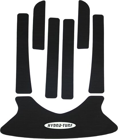 Hydro-Turf Jet ski mats Compatible with Kawasaki 1100 STX DI 2000-2002, All STX 2001-2012 (Black Cut Groove) in Kuwait