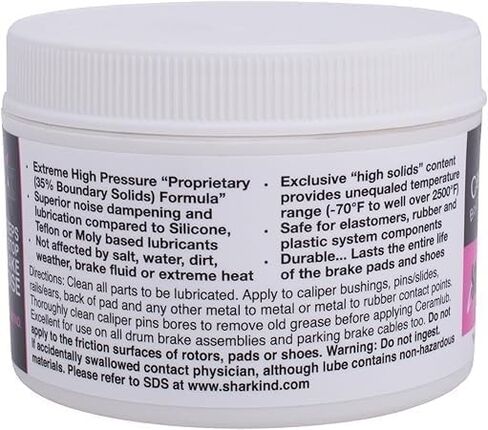 MPD Ceramlub 2800 O.E. Approved 7oz Ceramic Brake Lubricant – Anti-Squeal, High-Performance Brake Grease – Extreme High Pressure Anti-Seize Formula – No Petroleum or Silicones – Includes Brush, 1-Pack in Saudi Arabia