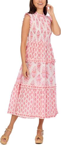 Mud Pie Women's Ward Smocked Midi Dress in Saudi Arabia