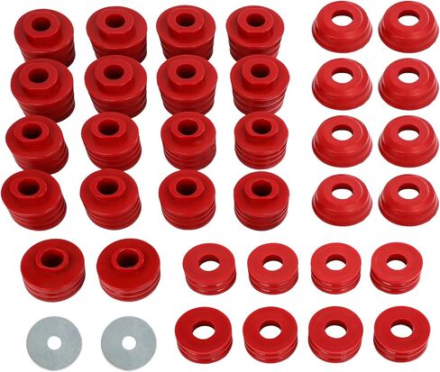 SCITOO K Body Mount Bushing Kit for ford F250 F350 Super Duty 2/4Wd 99-16 Leaf Spring Accessory Suspension Bracket Replacement Kf04060Bk in Saudi Arabia