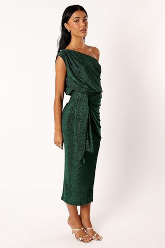 Petal & Pup Women's Santiago Off Shoulder Midi Dress in Saudi Arabia