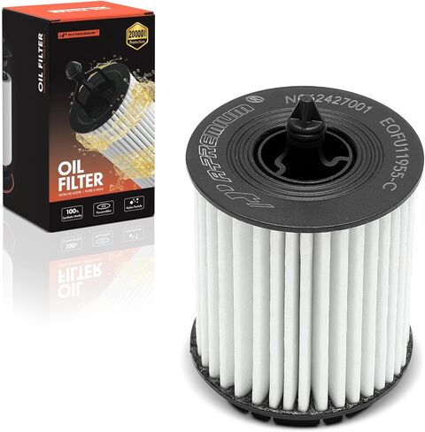 A-Premium 20K Miles Upgrated Protection Oil Filter Compatible with Chevrolet & GMC & Buick & Saab & Oldsmobile & Pontiac & Saturn & Fisker Models - Equinox, Malibu, Impala, Terrain, LaCrosse in Saudi Arabia