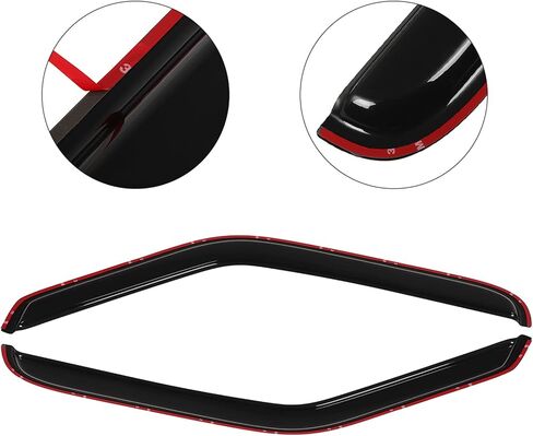 ECCPP 2pcs Side Window Deflector Replacement fit For 1993-2011 For Ford For Ranger (2PCS Front) in Saudi Arabia