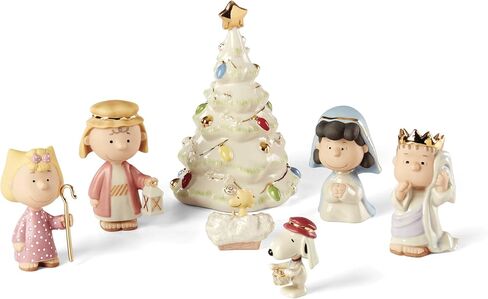 Lenox Peanuts 7-Piece Christmas Pageant Figurines, Multicolor in Saudi Arabia