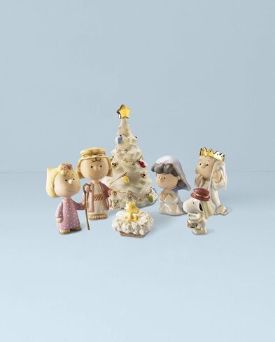 Lenox Peanuts 7-Piece Christmas Pageant Figurines, Multicolor in Saudi Arabia