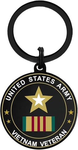 Army Veteran Gifts, Army Vietnam Veteran Keychain for Men Women Birthday Christmas Valentines Day Easter Gifts in Saudi Arabia