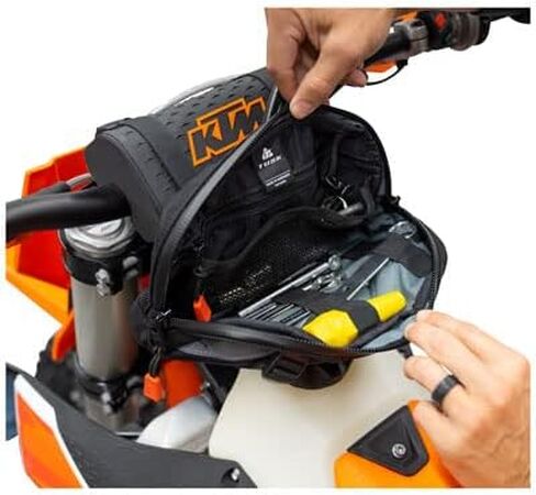 Tusk Front and Rear Motorcycle Fender Tube Packs with Handlebar Bag in Saudi Arabia