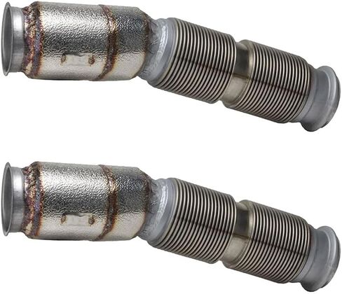 Mytee Products 3.25" ID x 17.5" Heavy Duty Exhaust Flex Pipe Compatible with Volvo VNL 2009-2010 - Replaces 23789373 21959389 674-6026 Mack 22563153 820.B96532P 22307697 in Saudi Arabia
