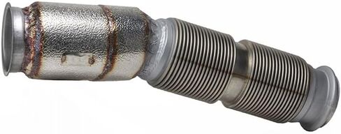 Mytee Products 3.25" ID x 17.5" Heavy Duty Exhaust Flex Pipe Compatible with Volvo VNL 2009-2010 - Replaces 23789373 21959389 674-6026 Mack 22563153 820.B96532P 22307697 in Saudi Arabia