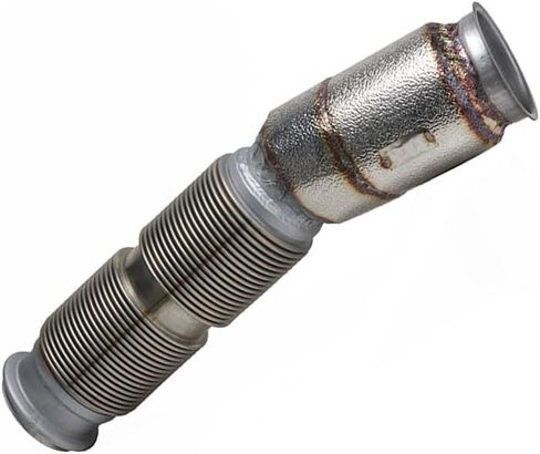 Mytee Products 3.25" ID x 17.5" Heavy Duty Exhaust Flex Pipe Compatible with Volvo VNL 2009-2010 - Replaces 23789373 21959389 674-6026 Mack 22563153 820.B96532P 22307697 in Saudi Arabia