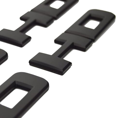 Pair Set 3500Hd 3500 Hd Letter Emblems Badges Replacement for Front Right Left Door Nameplates Decals Sticker (Matte Black) in Kuwait