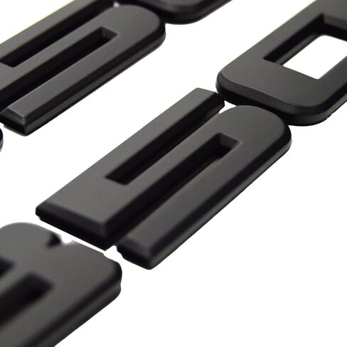 Pair Set 3500Hd 3500 Hd Letter Emblems Badges Replacement for Front Right Left Door Nameplates Decals Sticker (Matte Black) in Kuwait