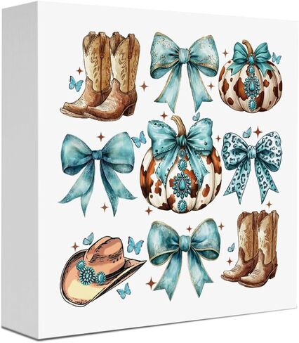 علامة خشبية لخريف الخريف Coquette لغرفة المعيشة المنزلية، يوم الحصاد، الخريف، مكتب، رف الكتب، ديكور in Kuwait