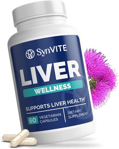 Liver Wellness - Liver Cleanse Detox & Repair for Liver Health with Artichoke Extract, Milk Thistle, Dandelion Root, Beet Root, Turmeric & More - Vegetarian, Non-GMO, Gluten-Free, Made in USA in Saudi Arabia