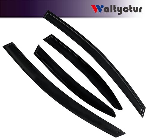 waltyotur 4PCS Window Visor Vent Shade Rain Guard Replacement for Honda Civic 4 Door Sedan 2006-2011 in Saudi Arabia