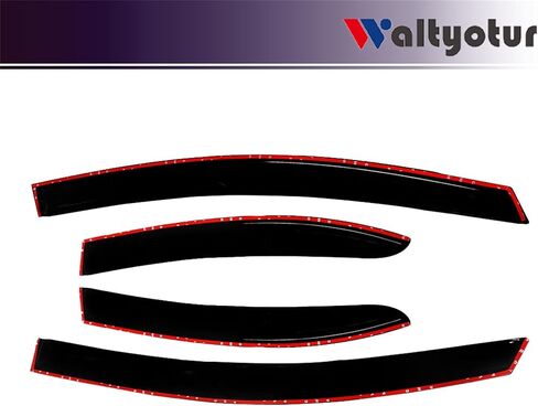 waltyotur 4PCS Window Visor Vent Shade Rain Guard Replacement for Honda Civic 4 Door Sedan 2006-2011 in Saudi Arabia