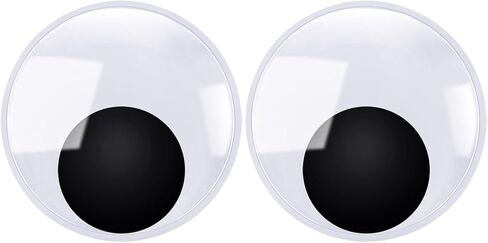 TOAOB 2pcs 7 Inch Glow in The Dark Large Googly Wiggle Eyes Green for Craft in Kuwait