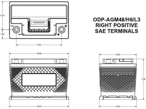 Odyssey Battery 0752-2020 Performance Series Battery in Saudi Arabia