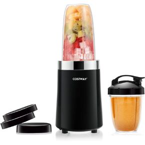 خلاط كوستواي نوتري، قاعدة 1000 واط للعصائر والمخفوقات والعصائر، خلاط شخصي، أسود in Kuwait