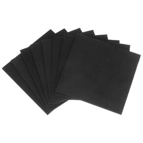 uxcell 8pcs Foam Padding Sheets 1/8 inch Thick x 4 Inch Long Square EVA Foam Sheet Non-Slip Anti Vibration Pads, Anti-Skid Noise