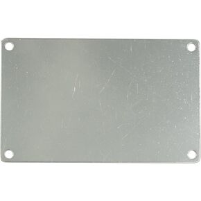 StayMax Metal Engraving Blank Stamping Blanks Stainless Steel Blank with 4 Holes 3.3 * 2.1 Inch (10 Pack)