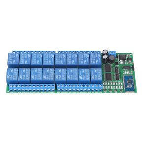 Hilitand DC 12V 16 Channel Bluetooth Relay Board Wireless Remote Control Switch for Android Phone with Bluetooth Functions