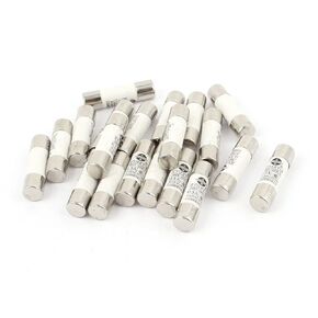 uxcell 20 Pcs RO15 RT18 RT14 Ceramic Cylindrical Tube Fuse 32A 380V 10x38mm