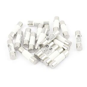 uxcell 20 Pcs RO15 RT18 RT14 Ceramic Cylindrical Tube Fuse 32A 380V 10x38mm