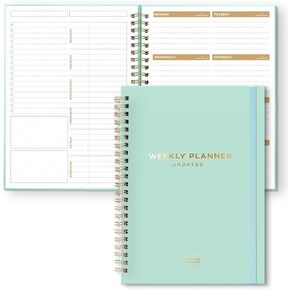 S&O Best Week Ever Undated Weekly Planner - Goal Planner to Organize Your Life - 52 Week Undated Planner - To Do List Planner - Habit Tracker Planner - Calendar Notebook Appointment Planner - 6x8.25" in Saudi Arabia