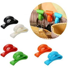 AKOAK 6 Pieces Assorted Color Handbag Key Organizer Key Clips Key Hook Hangers for Purses Bags