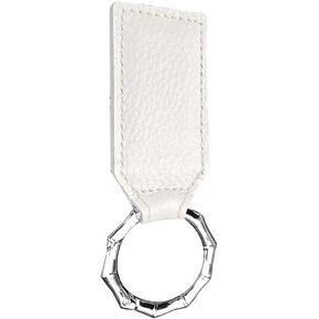 Magnetic Heavy Duty Handbag Holder - Magnetic Handbag Clip - Heavy Duty Magnetic Keychain - Ladies Fashion Bag Accessories (White)