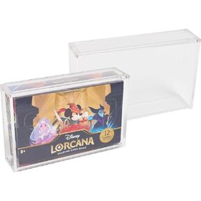 Acrylic Display Case for Disney Lorcana Booster Box Premium Magnetic Top 6mm