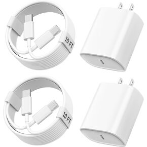 i.Phone 15 Pro Max Charger Fast Charging, 3 FT Long USB C to C Charging Cable Cord with 20W Phone Fast Charger Block for i.Phone 15/15 pro/15 pro max/15 Plus,i Pad Pro 12.9/11 in,i Pad air 5/4, Black