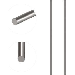 Glarks 2Pcs 6mm x 356mm Stainless Steel Straight Solid Metal Round Rod Lathe Bar Stock for DIY RC Model Car, RC Helicopter Airplane, Model Ship (6mmx356) in Kuwait