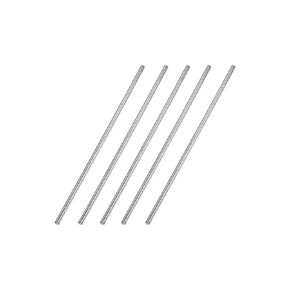 uxcell 2.5mm x 150mm 304 Stainless Steel Solid Round Rod for DIY Craft - 5pcs
