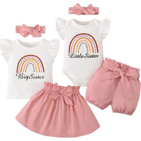 BIRTHDAY SHARK Big Sister Little Sister Matching Outfits Matching Sister Outfits Matching Outfits for Girls