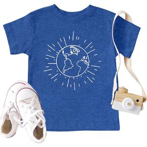 Earth Day Shirt Toddler Boys Girls Save The Planet Tee Kids Planet Earth T-Shirt Earth Day Tops