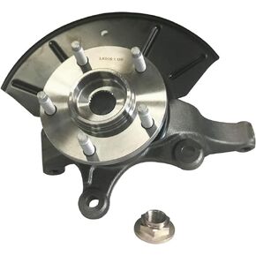 DRIVESTAR 698-405 LK015 Front Steering Knuckle Wheel Hub Assembly Left Driver Side fit 2001-2012 for Ford Escape,2001-2011 for Mazda Tribute,2007-2011 for Mercury Mariner