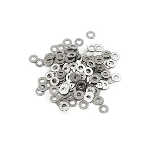 M2 Stainless Steel Flat Washers 200Pcs