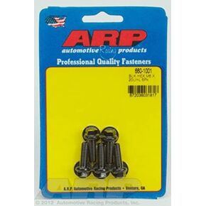 ARP (660-1001) M6 x 1.00 x 20 Hex Black Oxide Hex Bolts (5/pkg)